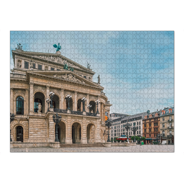 Puzzle Ravensburger "Alte Oper Frankfurt" artboxONE - Architektur,Geometrie,Städte / Frankfurt