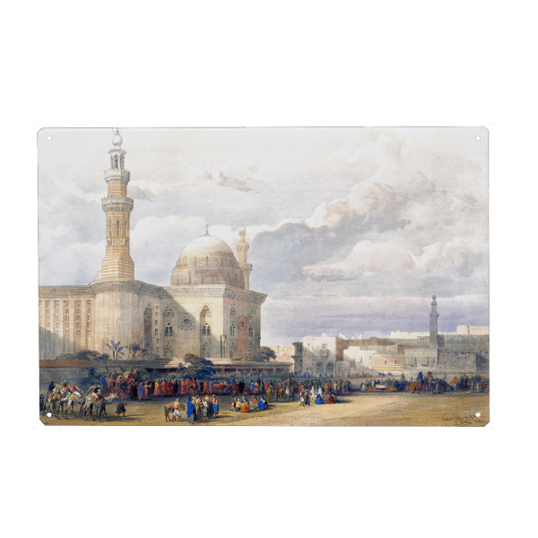 Holzbild "Moschee von Sultan Hassan" artboxONE - Architektur,Reise / Afrika,Städte / Weitere