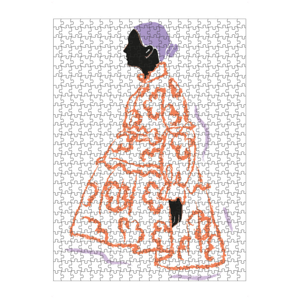 artboxONE Puzzle "Wear it right" artboxONE - Menschen,Fashion - Menschen,Fashion,Mode,Bunt,Frau,Kleid - Bild menschen