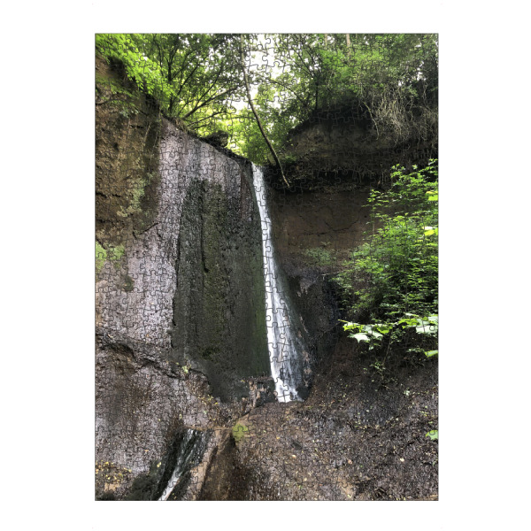 Puzzle Ravensburger "Wasserfall in der Eifel" artboxONE - Natur,Reise,Reise / Länder