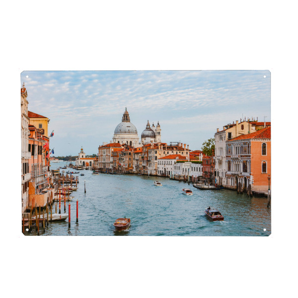Holzbild "Venedig Ausblick auf Canal Grande" artboxONE - Städte / Venedig