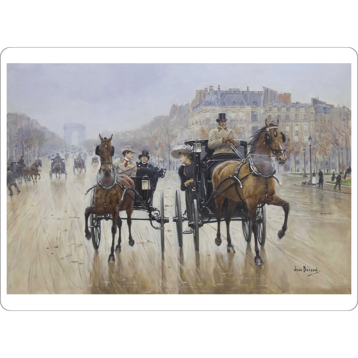 Tischset "At the Champs-Élysées" artboxONE - Städte,Städte / Paris,Für Mama