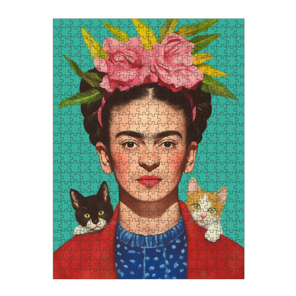 Puzzle Ravensburger "Babykatzen Lieben Frida" artboxONE - Floral,Tiere,Menschen