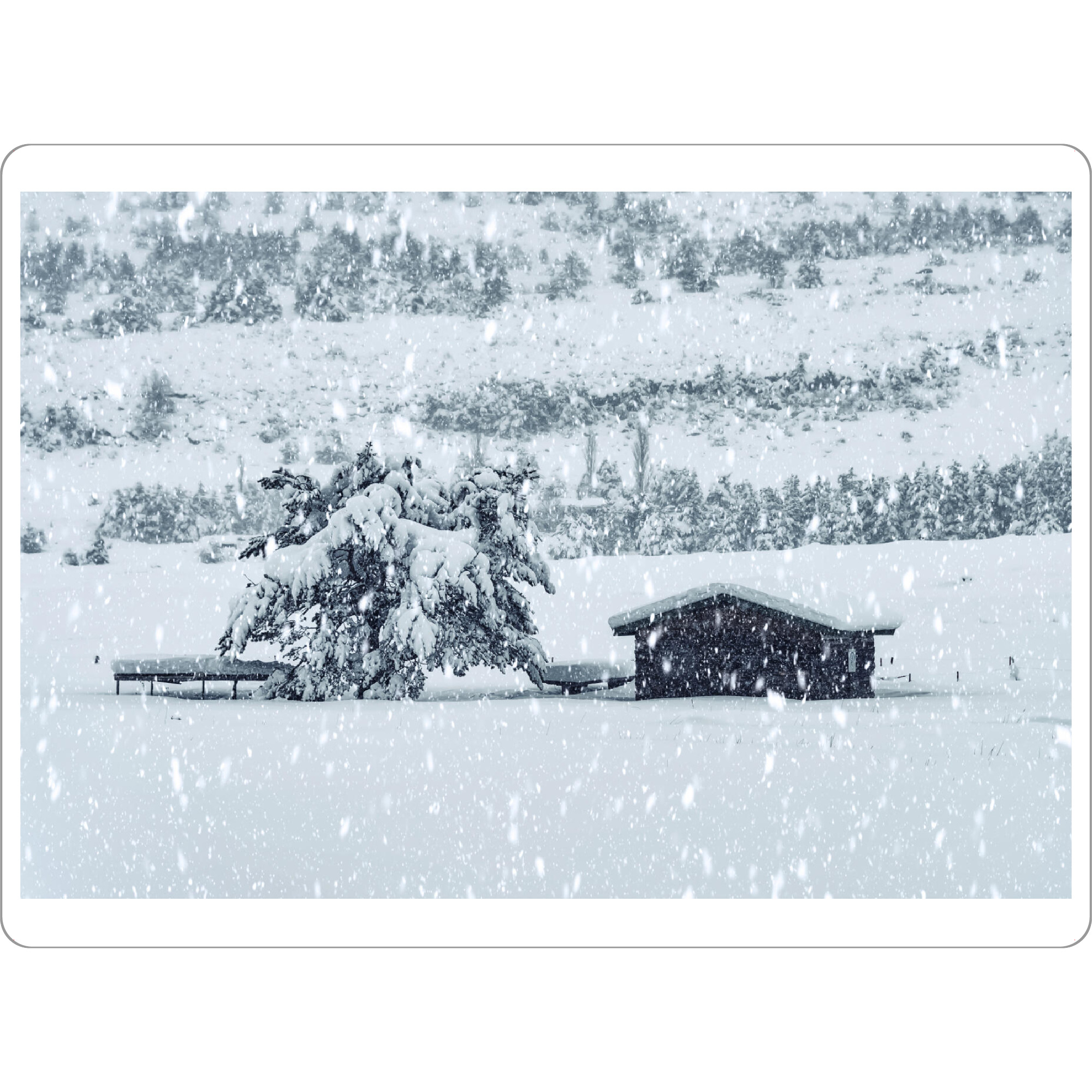 Tischset "Winterzeit" artboxONE - Reise,Architektur,Reise / Länder