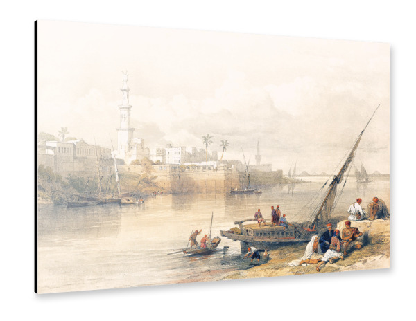 Alu-Dibond "Nilfähre nach Gizeh" 30x20 cm artboxONE