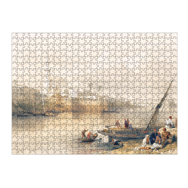 Puzzle Ravensburger "Nilfähre nach Gizeh" artboxONE - Reise,Reise / Afrika,Reise / Länder