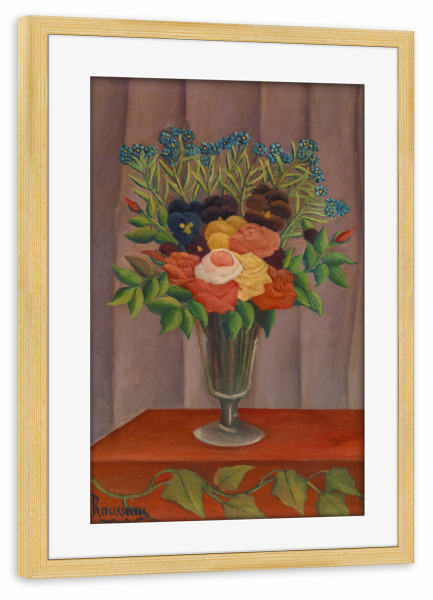 Poster mit Rahmen kiefer "Blumenstillleben" artboxONE - Floral,Für Mama,Für Papa