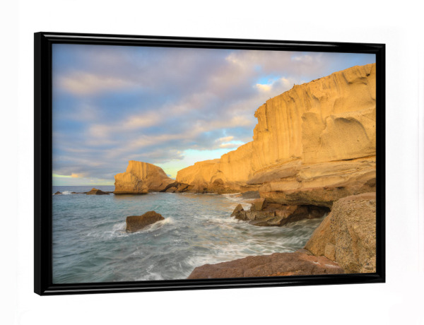 Poster mit schwarzem Rahmen "Teneriffa Los Roques de Tajao" artboxONE - Natur,Reise,Reise / Strand und Meer