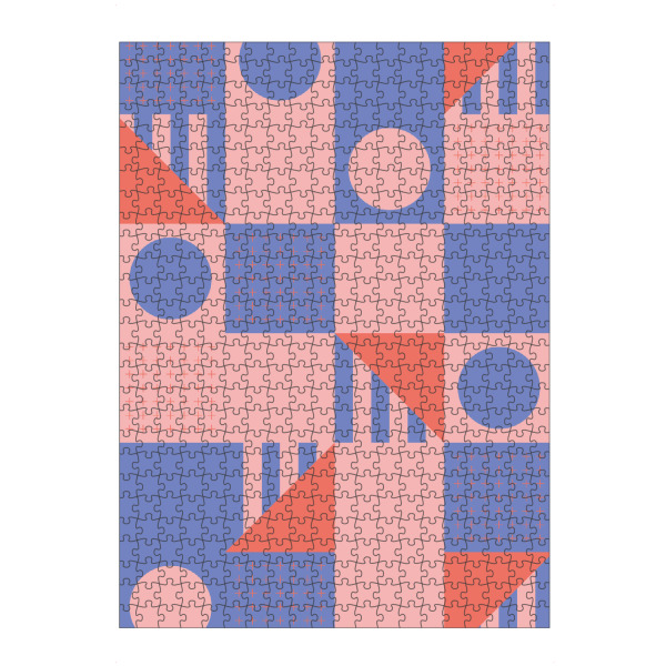 artboxONE Puzzle "Riviera Tiles Periwinkle Vibes" artboxONE - Abstrakt,Geometrie