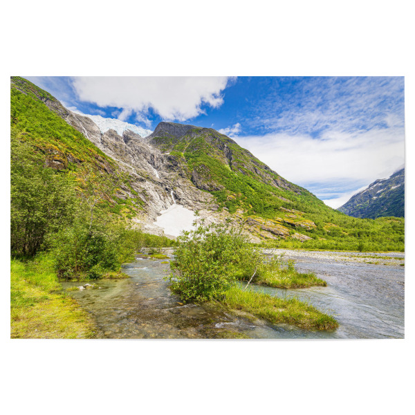 Poster "Blick auf eine Gletscherzunge" artboxONE - Natur,Reise,Reise / Länder