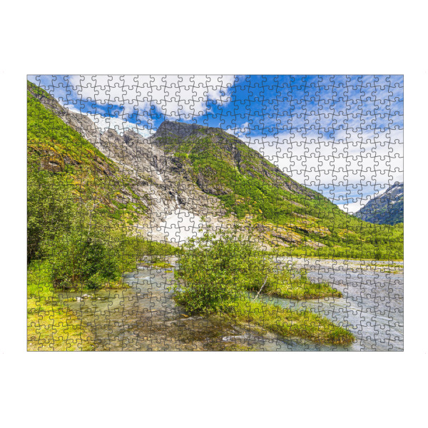 artboxONE Puzzle "Blick auf eine Gletscherzunge" artboxONE - Natur,Reise,Reise / Länder