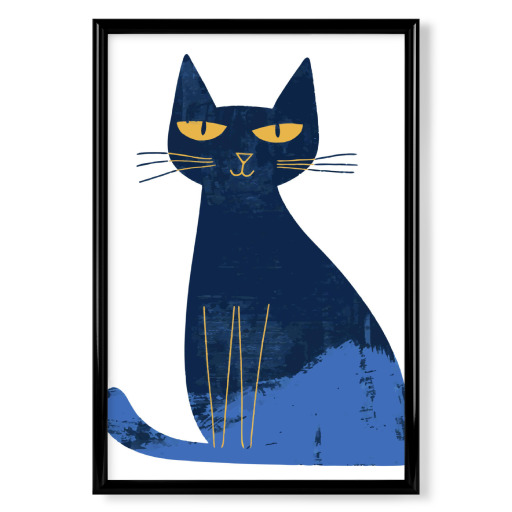 Blue Cat minimalist