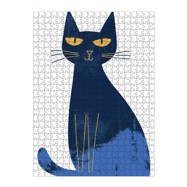 artboxONE Puzzle "Blue Cat minimalist" artboxONE - Tiere,Abstrakt