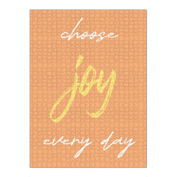 Puzzle Ravensburger "Choose Joy Apricot" artboxONE - Typografie,Lustig