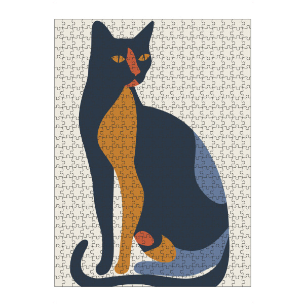 Puzzle Ravensburger "Cat Portrait art modern" artboxONE - Tiere,Abstrakt