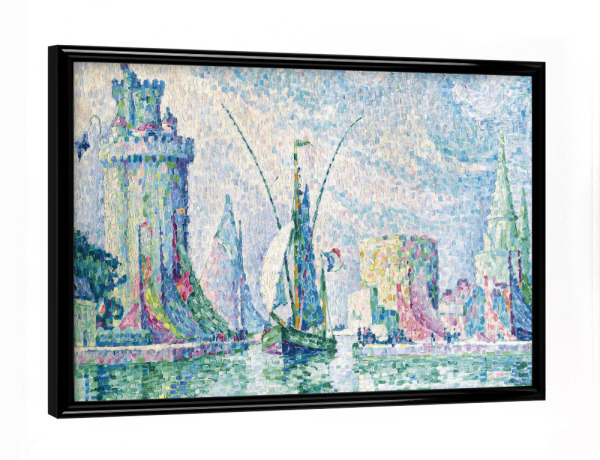 Poster mit schwarzem Rahmen "Die Grünen Türme" artboxONE - Städte,Reise,Architektur