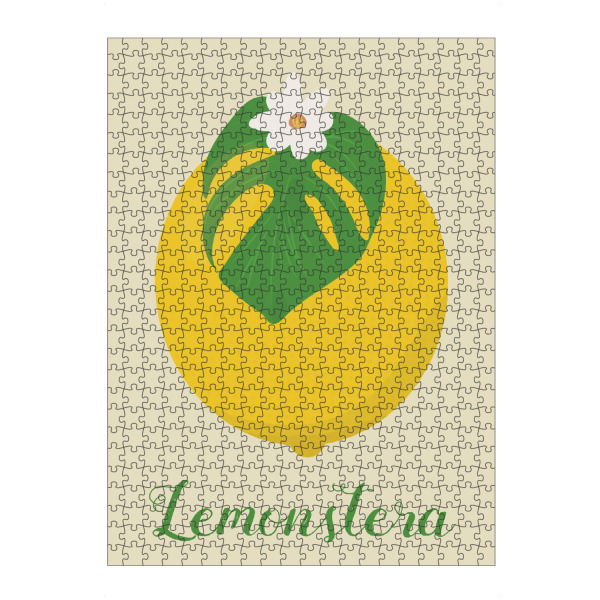 Puzzle Ravensburger "Lemonstera Zitrone Monstera" artboxONE - Essen & Trinken / Obst & Gemüse