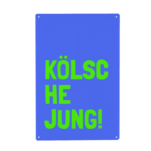 Holzbild "Kölsche Jung!" artboxONE - Typografie,Lustig