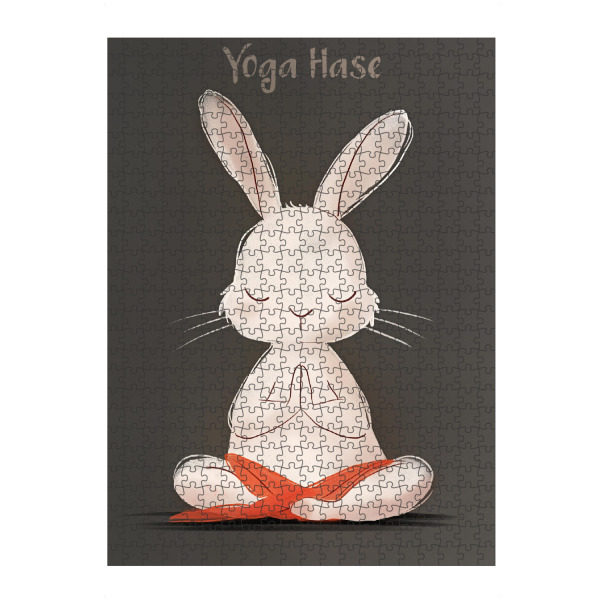 artboxONE Puzzle "Der Yoga Hase" artboxONE - Tiere,Sport,Lustig