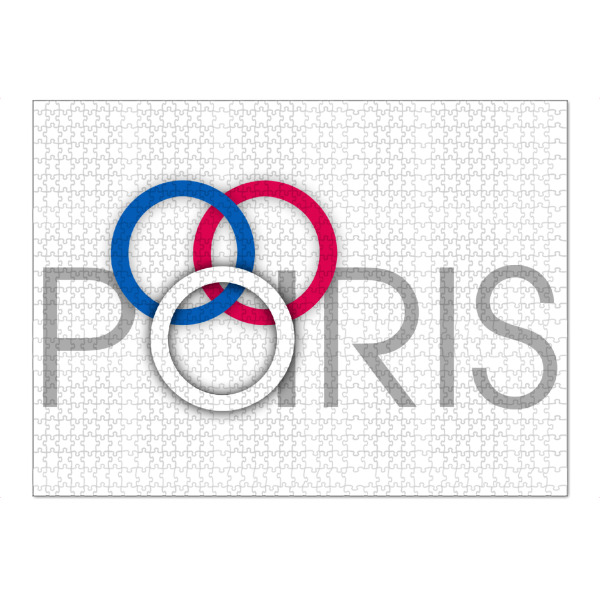 Puzzle Ravensburger "Paris Logo" artboxONE - Typografie,Sport,Sport / Sommerspiele