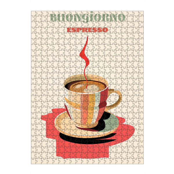 artboxONE Puzzle "Buongiorno espresso" artboxONE - Essen & Trinken,Abstrakt