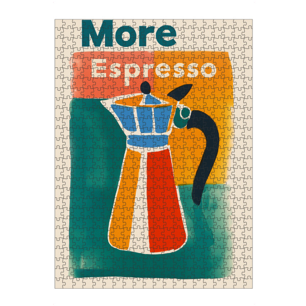 artboxONE Puzzle "More Espresso Kanne" artboxONE - Essen & Trinken,Abstrakt,Liebe