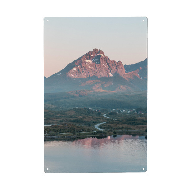 Holzbild "Norwegian Road" artboxONE - Reise,Musik,Reise / Länder