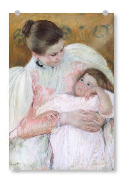 Acrylglasbild "Krankenschwester und Kind" artboxONE - Für Kinder,Menschen,Liebe,Für Mama,Für Papa