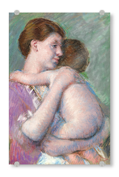 Acrylglasbild "Mutter und Baby" artboxONE - Für Kinder,Menschen,Liebe,Für Mama,Für Papa