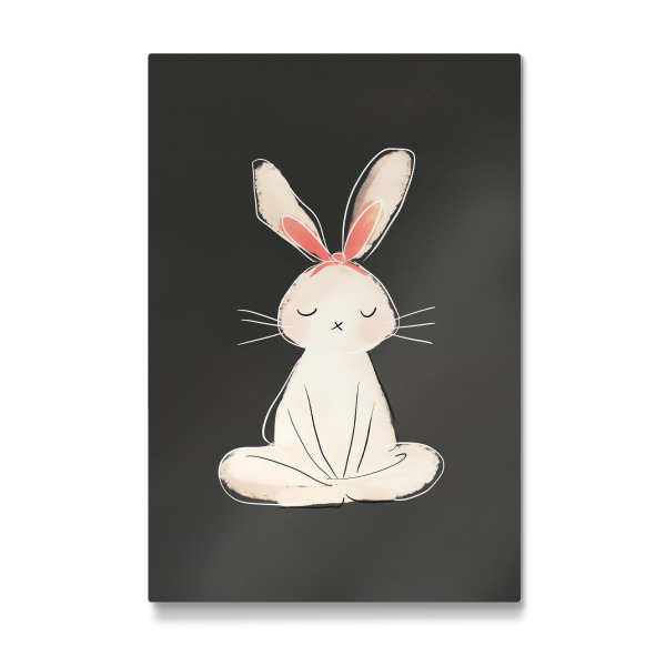 Galerie-Print "Meditation Hase" 30x20 cm artboxONE