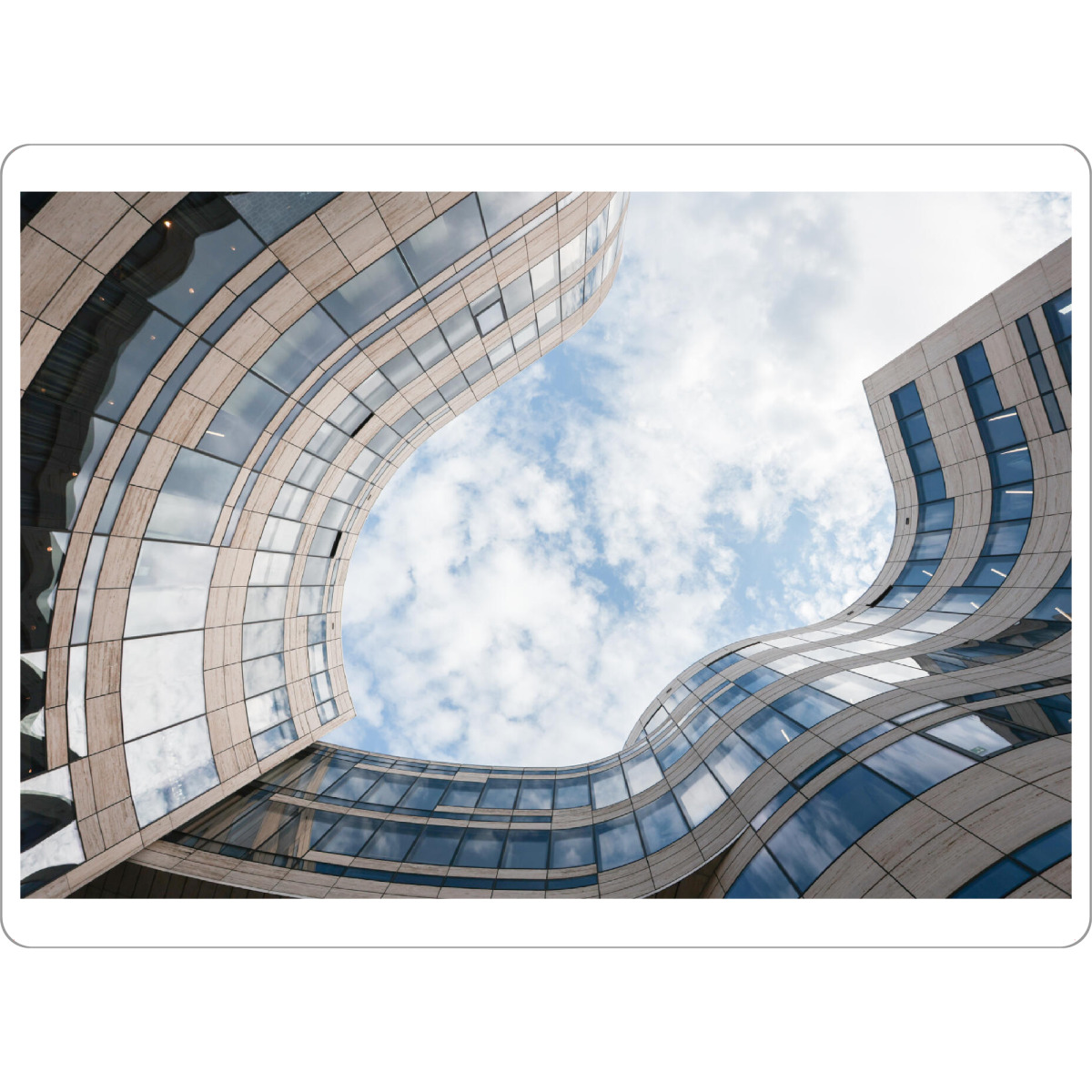 Tischset "Kö-Bogen Himmel" artboxONE - Architektur,Städte / Düsseldorf