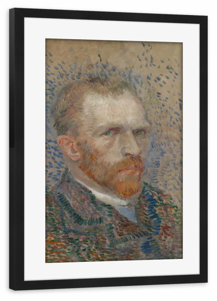 Poster mit Rahmen schwarz "Niederländischer Maler" artboxONE - Menschen,Für Mama,Für Papa,Männer