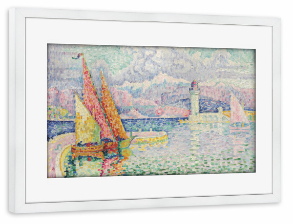 Poster mit Rahmen weiß "Le Musior" artboxONE - Reise,Architektur,Reise / Strand und Meer