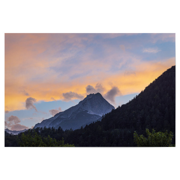 Poster "Blick auf die Wettersteinspitze" artboxONE - Natur,Reise