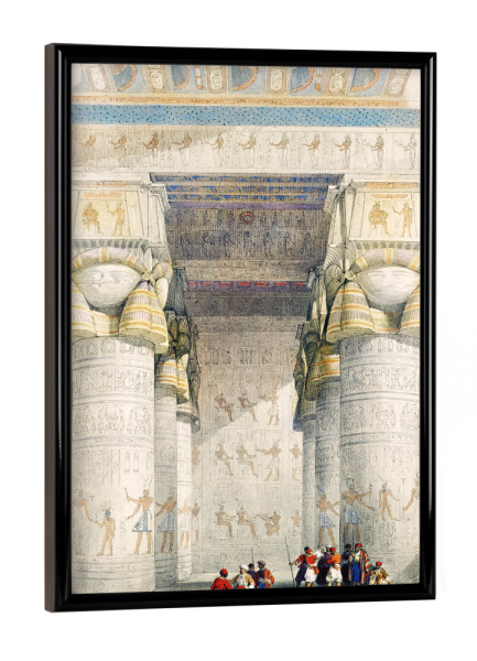 Poster mit schwarzem Rahmen "Tempel von Dendera" artboxONE - Reise,Architektur,Reise / Afrika