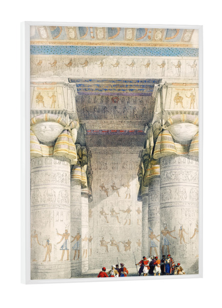 Poster mit weißem Rahmen "Tempel von Dendera" artboxONE - Reise,Architektur,Reise / Afrika
