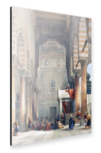 Alu-Dibond "Innenraum der Moschee" 30x20 cm artboxONE
