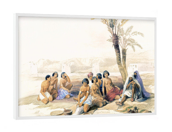 Poster mit weißem Rahmen "Abessinische Sklaven" artboxONE - Menschen,Reise / Afrika,Für Papa