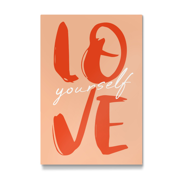 Galerie-Print "Love Yourself rot" 30x20 cm artboxONE