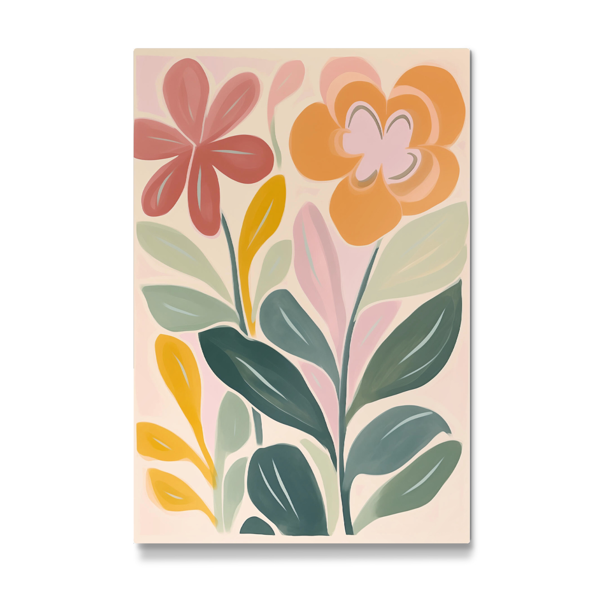 Galerie-Print "Pastell Boho Blüten" 75x50 cm artboxONE