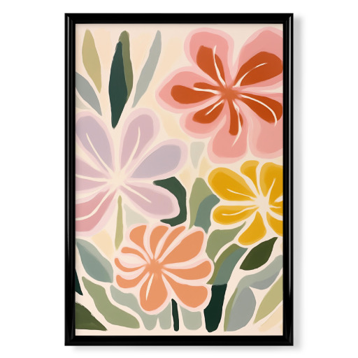 Pastel flowers romance