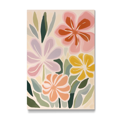 Pastel flowers romance