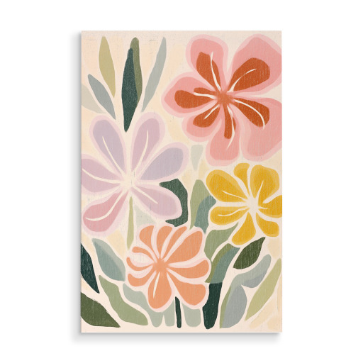 Pastel flowers romance