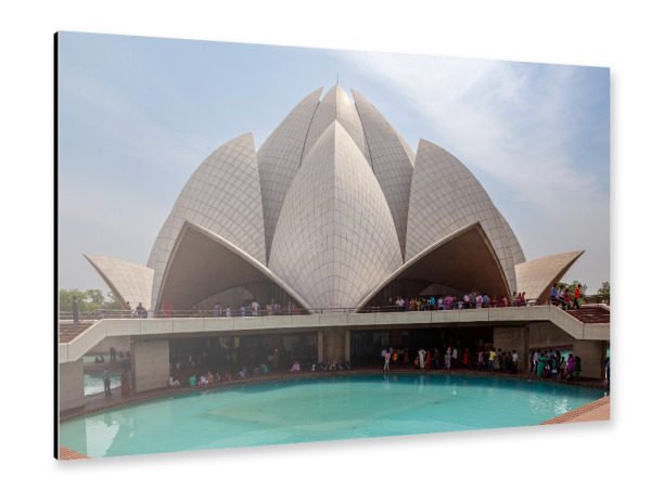 Alu-Dibond "Der Lotus Tempel in Neu Delhi" 30x20 cm artboxONE