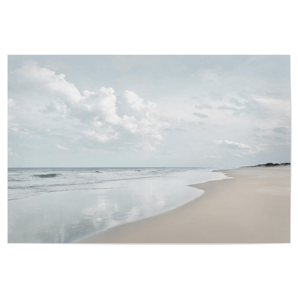 Poster "Seaglass-Küste" artboxONE - Reise / Strand und Meer - Sand,Strand,Meer,Blau,Himmel