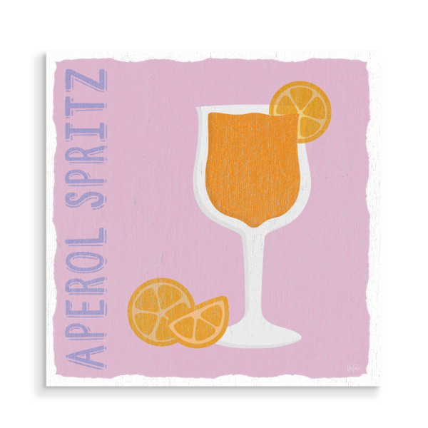 Holzbild "Pop Aperol" artboxONE - Menschen,Essen & Trinken / Alkohol - Aperol spritz,Alkohol,Getränke,Cocktail