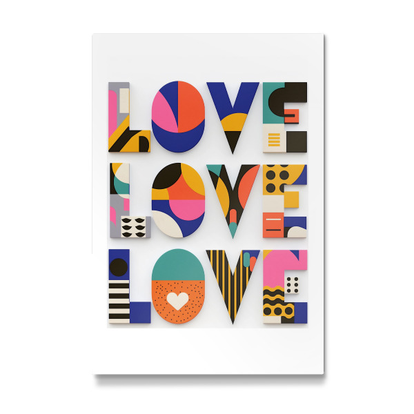 Galerie-Print "Symmetrie Liebe" 30x20 cm artboxONE