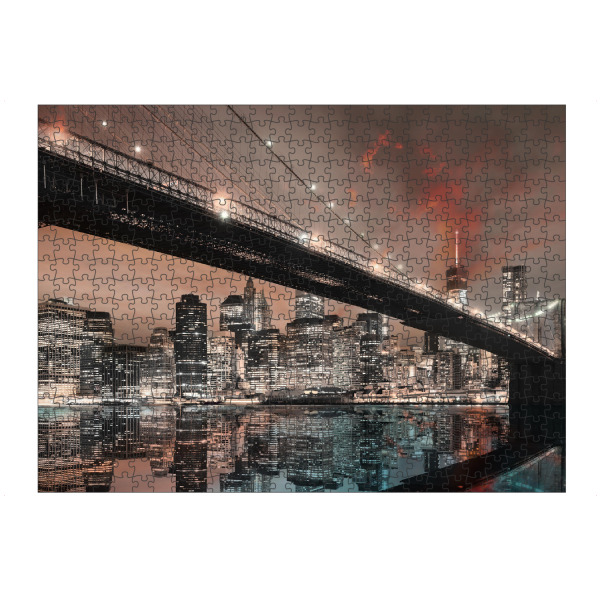 artboxONE Puzzle "NYC-Reflexion" artboxONE - Städte / New York,Reise - New york,New york,New york city - Bild new york