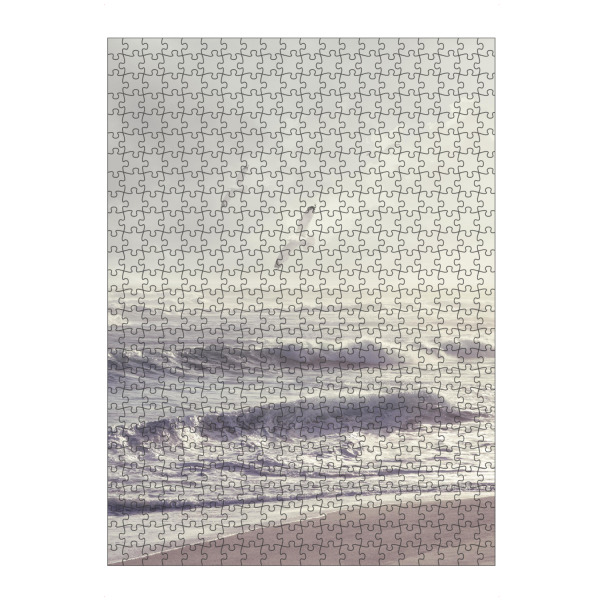 Puzzle Ravensburger "Den Wind einfangen" artboxONE - Tiere,Reise / Strand und Meer - Vögel,Strand,Küste,Küste,Meer - Bild vögel