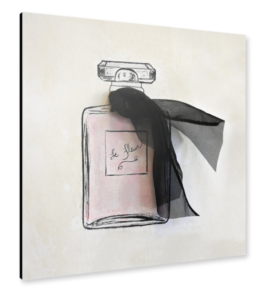 Alu-Dibond "Parfüm Fleur" 30x30 cm artboxONE